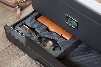 Amazon.com: Case Elegance Black Edition 50 to 100 Cigar